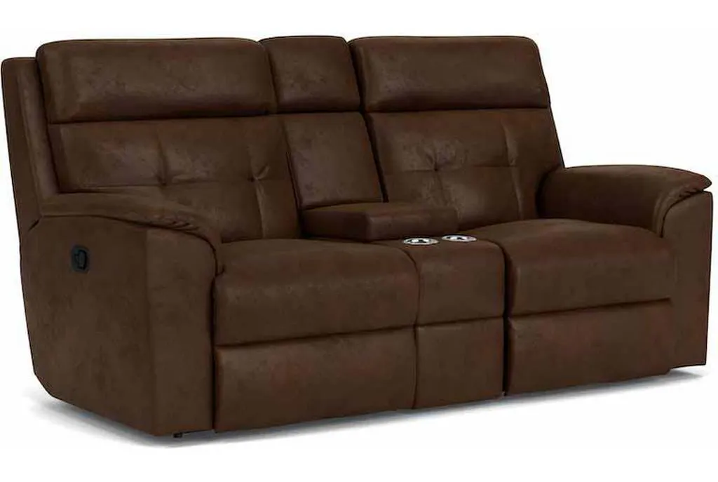 Flexsteel 2804-601 Mason Reclining Loveseat with Console Flexsteel 2804-601 Mason Reclining Loveseat with Console