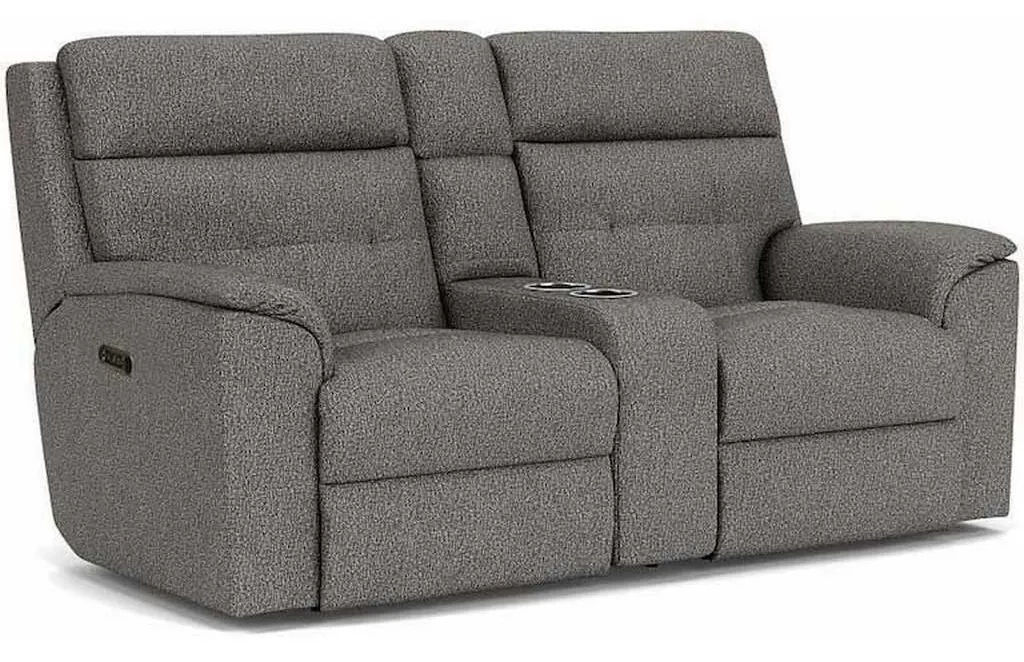 Flexsteel 2804-601H Mason Power Reclining Loveseat with Console and Power Headrests Flexsteel 2804-601H Mason Power Reclining Loveseat with Console and Power Headrests