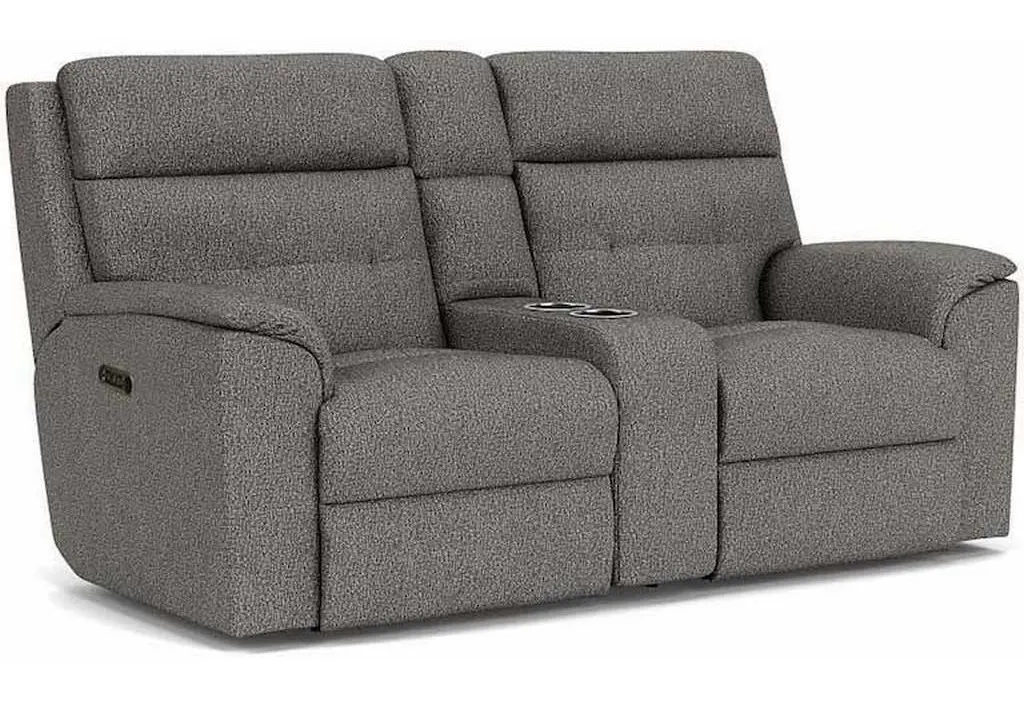 Flexsteel 2804-601H Mason Power Reclining Loveseat with Console and Power Headrests Flexsteel 2804-601H Mason Power Reclining Loveseat with Console and Power Headrests