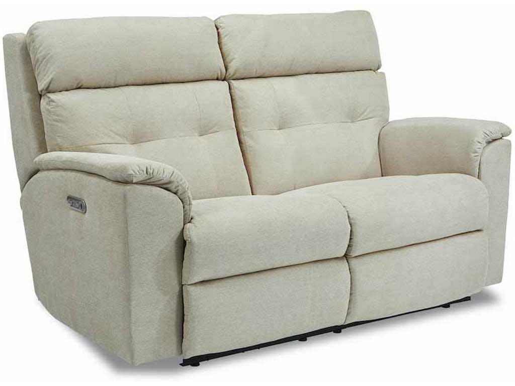 Flexsteel 2804-60H  Mason Power Reclining Loveseat with Power Headrests