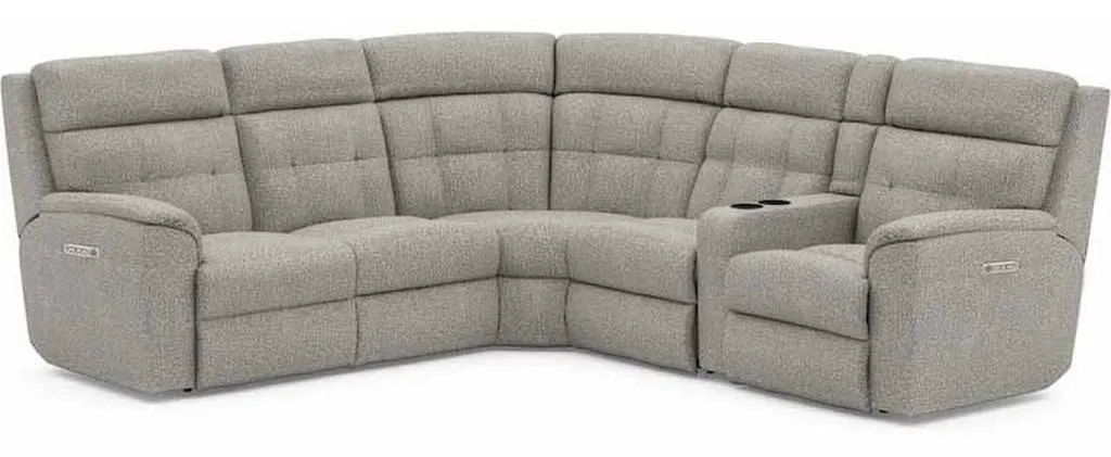 Flexsteel 2804-SECTPH Mason Power Reclining Sectional with Power Headrests Flexsteel 2804-SECTPH Mason Power Reclining Sectional with Power Headrests