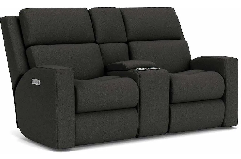Flexsteel 2805-601L Score Power Reclining Loveseat with Console and Power Headrests and Lumbar Flexsteel 2805-601L Score Power Reclining Loveseat with Console and Power Headrests and Lumbar