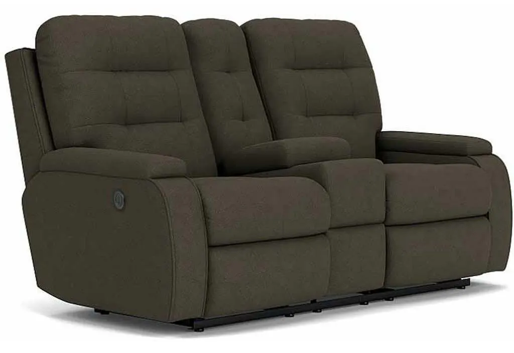 Flexsteel 2806-601M Kerrie Power Reclining Loveseat with Console Flexsteel 2806-601M Kerrie Power Reclining Loveseat with Console