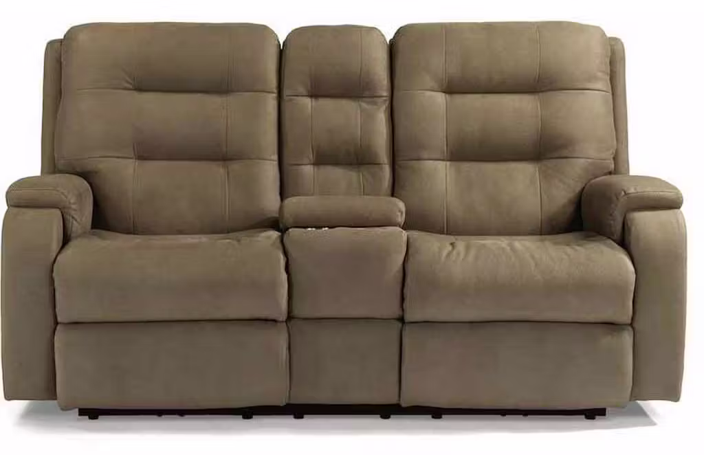 Flexsteel 2810-601 Arlo Reclining Loveseat with Console Flexsteel 2810-601 Arlo Reclining Loveseat with Console