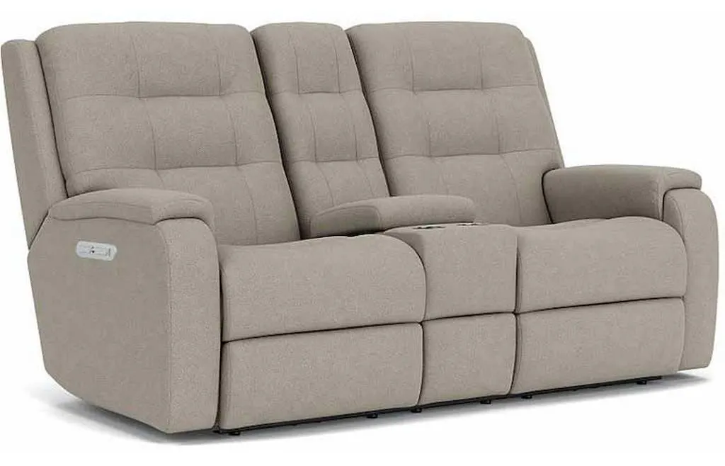 Flexsteel S2810-601L Arlo Power Reclining Loveseat with Console and Power Headrests and Lumbar Flexsteel S2810-601L Arlo Power Reclining Loveseat with Console and Power Headrests and Lumbar