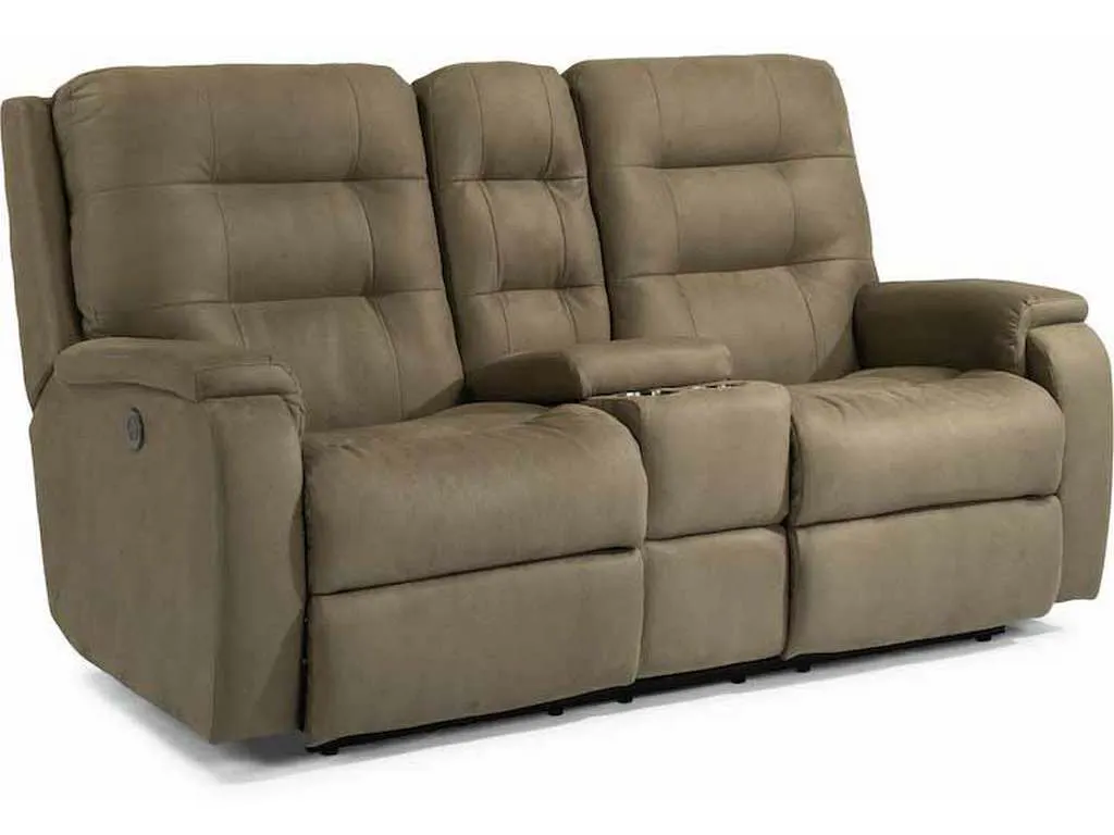 Flexsteel S2810-601M Arlo Power Reclining Loveseat with Console