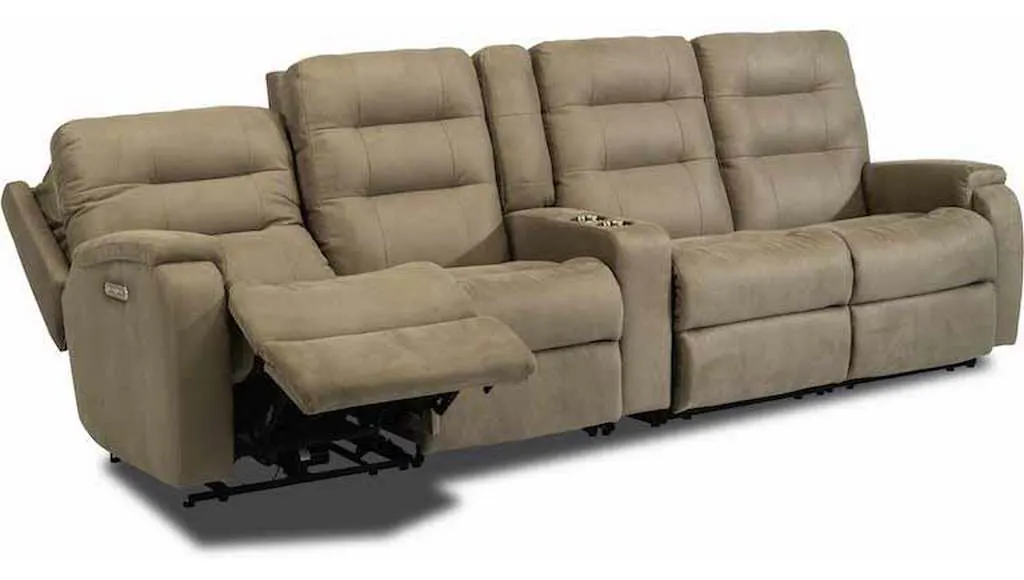 Flexsteel 2810-SECTPH Arlo Power Reclining Sectional with Power Headrests Flexsteel 2810-SECTPH Arlo Power Reclining Sectional with Power Headrests