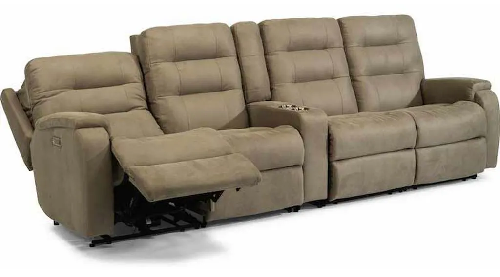 Flexsteel 2810-SECTPHL Arlo Power Reclining Sectional with Power Headrests and Lumbar Flexsteel 2810-SECTPHL Arlo Power Reclining Sectional with Power Headrests and Lumbar