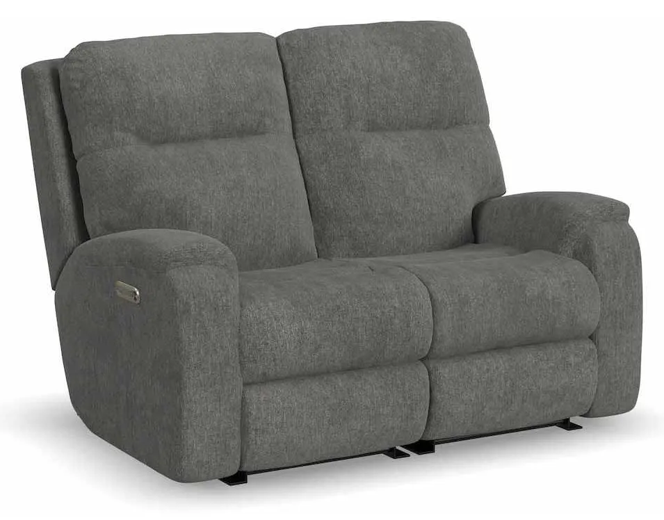 Flexsteel 2860-60L Penn Power Reclining Loveseat with Power Headrests and Lumbar Flexsteel 2860-60L Penn Power Reclining Loveseat with Power Headrests and Lumbar