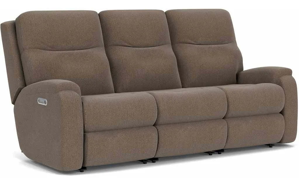 Flexsteel 2860-62L Penn Power Reclining Sofa with Power Headrests and Lumbar Flexsteel 2860-62L Penn Power Reclining Sofa with Power Headrests and Lumbar