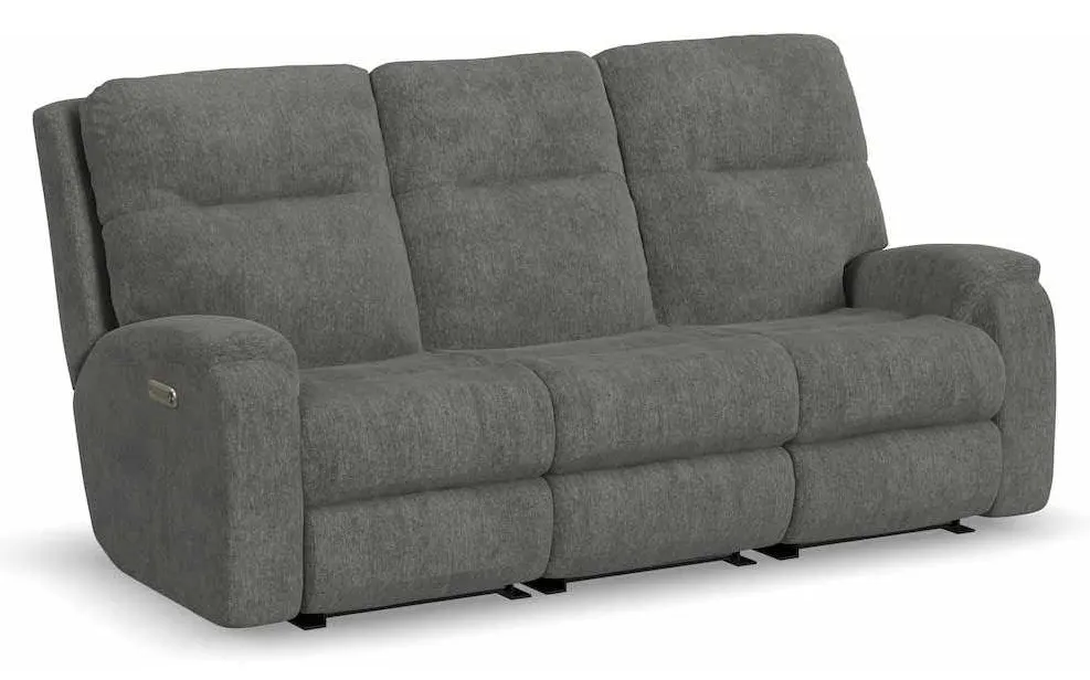 Flexsteel 2860-62L Penn Power Reclining Sofa with Power Headrests and Lumbar Flexsteel 2860-62L Penn Power Reclining Sofa with Power Headrests and Lumbar