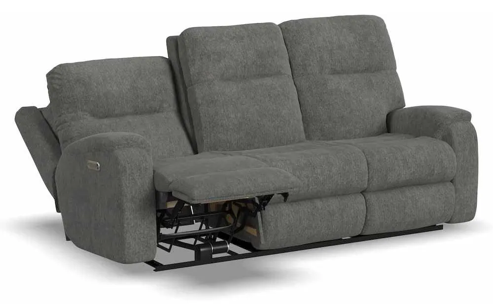 Flexsteel 2860-62L Penn Power Reclining Sofa with Power Headrests and Lumbar Flexsteel 2860-62L Penn Power Reclining Sofa with Power Headrests and Lumbar