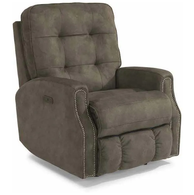 Flexsteel 2881-51H Devon Power Rocking Recliner with Power Headrest Flexsteel 2881-51H Devon Power Rocking Recliner with Power Headrest