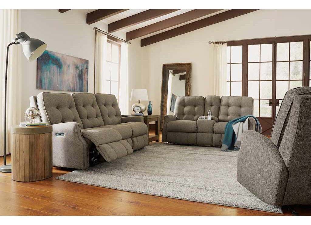 Flexsteel 2881-601 Devon Reclining Loveseat with Console Flexsteel 2881-601 Devon Reclining Loveseat with Console
