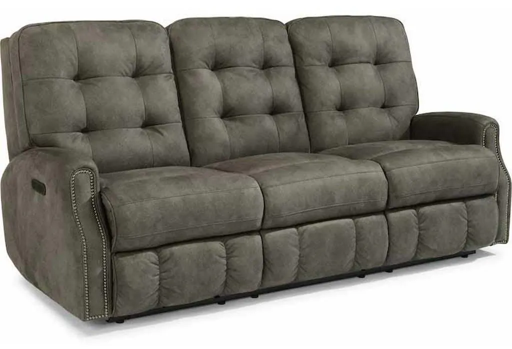 Flexsteel 2881-62H Devon Power Reclining Sofa with Power Headrests Flexsteel 2881-62H Devon Power Reclining Sofa with Power Headrests