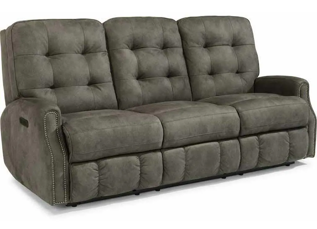 Flexsteel 2881-62H Devon Power Reclining Sofa with Power Headrests Flexsteel 2881-62H Devon Power Reclining Sofa with Power Headrests