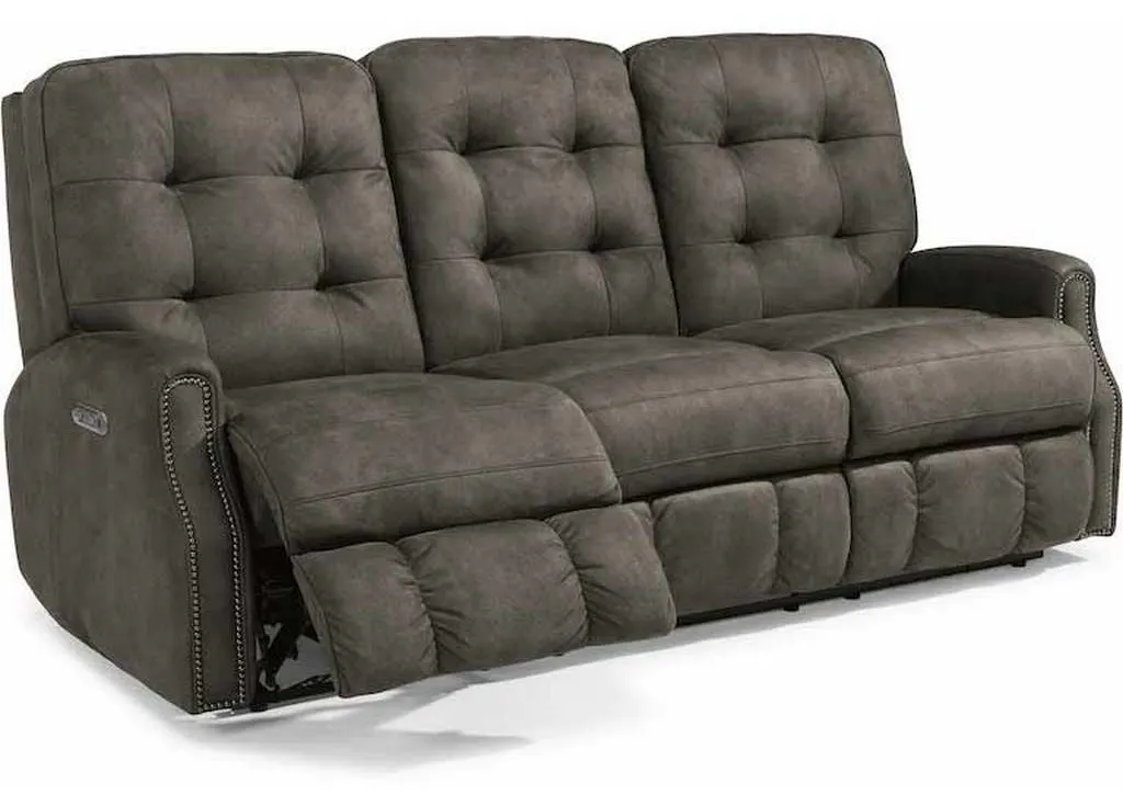 Flexsteel 2881-62H Devon Power Reclining Sofa with Power Headrests Flexsteel 2881-62H Devon Power Reclining Sofa with Power Headrests