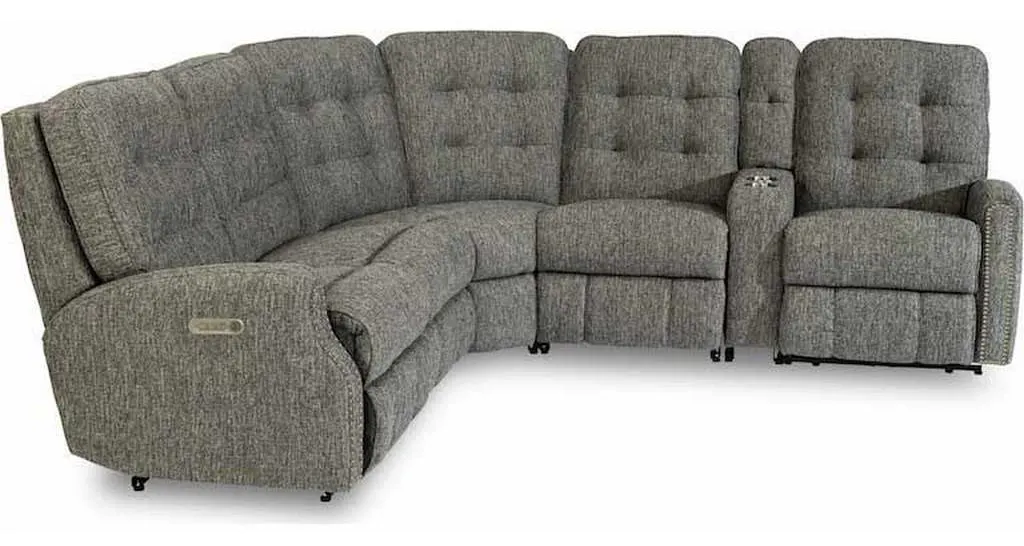 Flexsteel 2881-SECTPH Devon Power Reclining Sectional with Power Headrests Flexsteel 2881-SECTPH Devon Power Reclining Sectional with Power Headrests