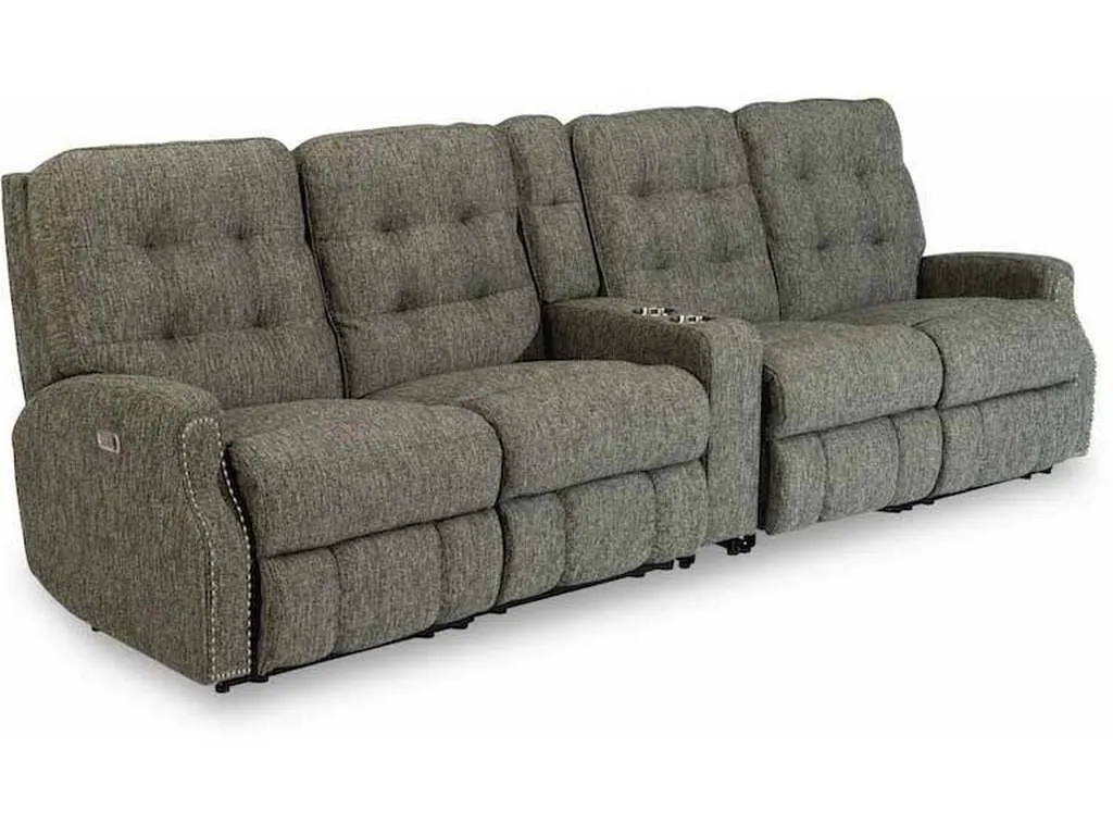 Flexsteel 2881-SECTPH  Devon Power Reclining Sectional with Power Headrests