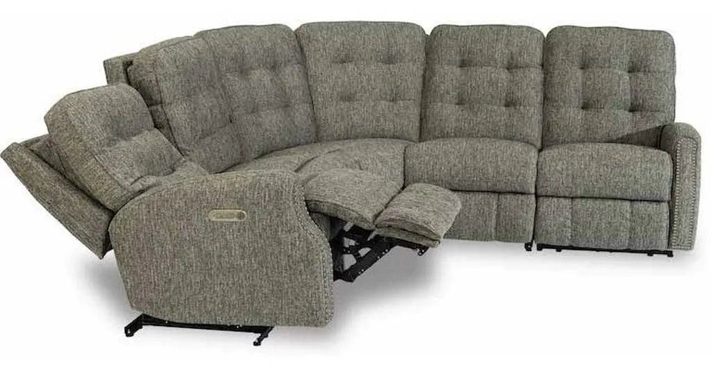 Flexsteel 2881-SECTPH Devon Power Reclining Sectional with Power Headrests Flexsteel 2881-SECTPH Devon Power Reclining Sectional with Power Headrests