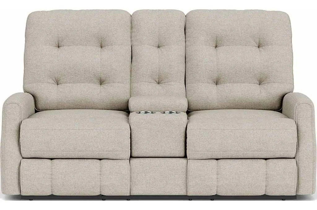 Flexsteel 2882-601 Devon Reclining Loveseat with Console Flexsteel 2882-601 Devon Reclining Loveseat with Console