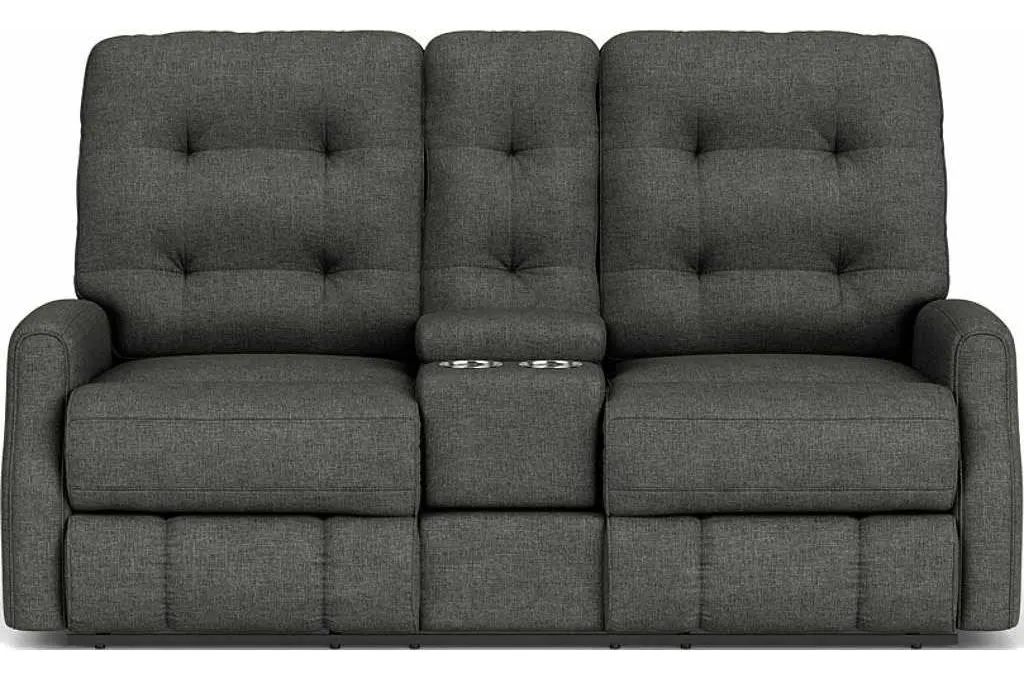 Flexsteel 2882-601 Devon Reclining Loveseat with Console Flexsteel 2882-601 Devon Reclining Loveseat with Console