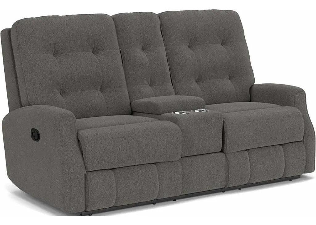 Flexsteel 2882-601 Devon Reclining Loveseat with Console Flexsteel 2882-601 Devon Reclining Loveseat with Console