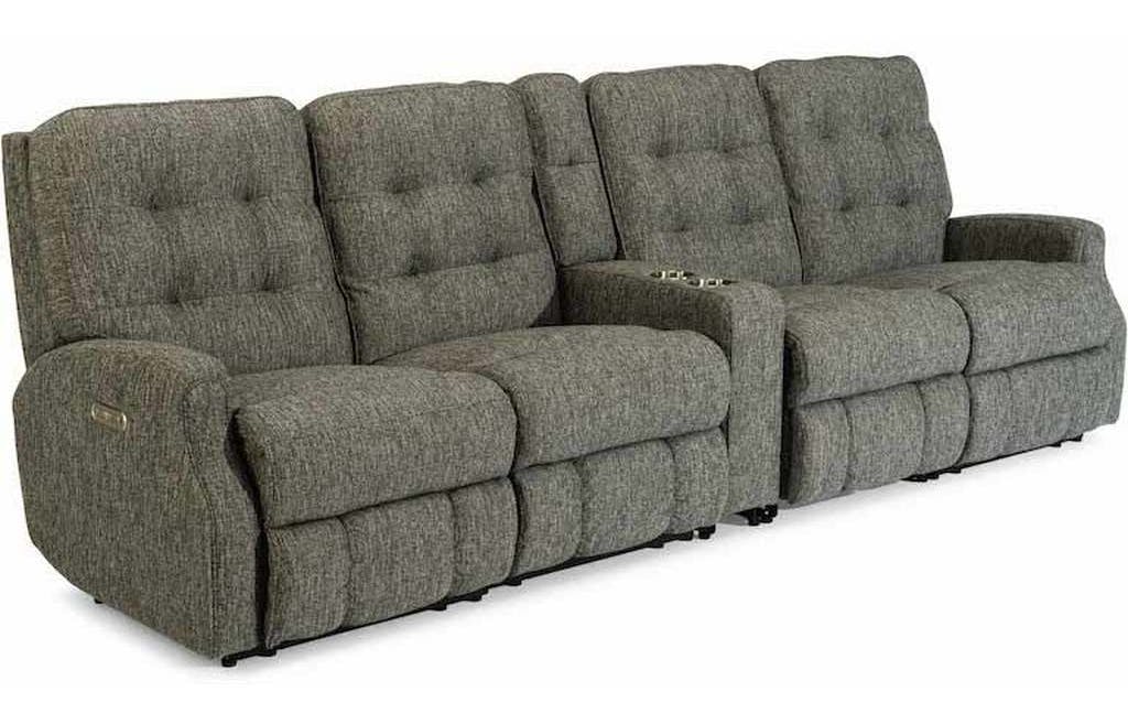 Flexsteel 2882-SECTPH Devon Power Reclining Sectional with Power Headrests Flexsteel 2882-SECTPH Devon Power Reclining Sectional with Power Headrests