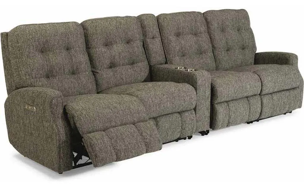 Flexsteel 2882-SECTPH Devon Power Reclining Sectional with Power Headrests Flexsteel 2882-SECTPH Devon Power Reclining Sectional with Power Headrests
