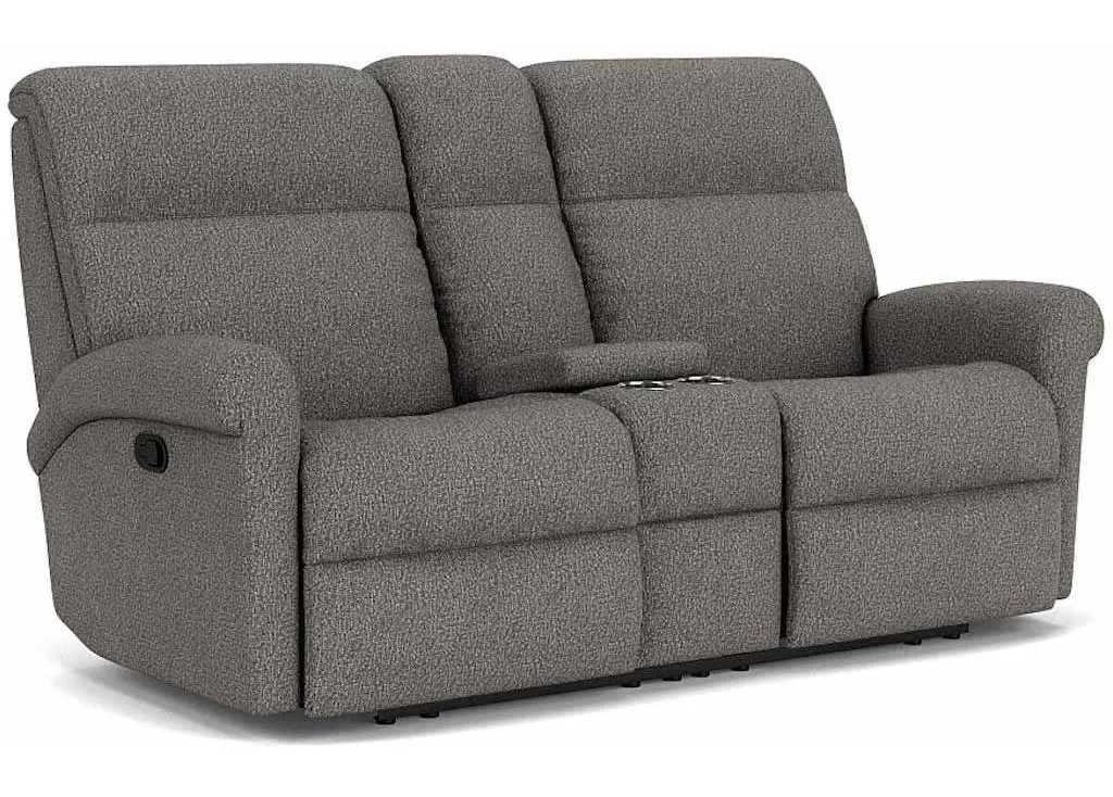 Flexsteel 2902-601 Davis Reclining Loveseat with Console Flexsteel 2902-601 Davis Reclining Loveseat with Console