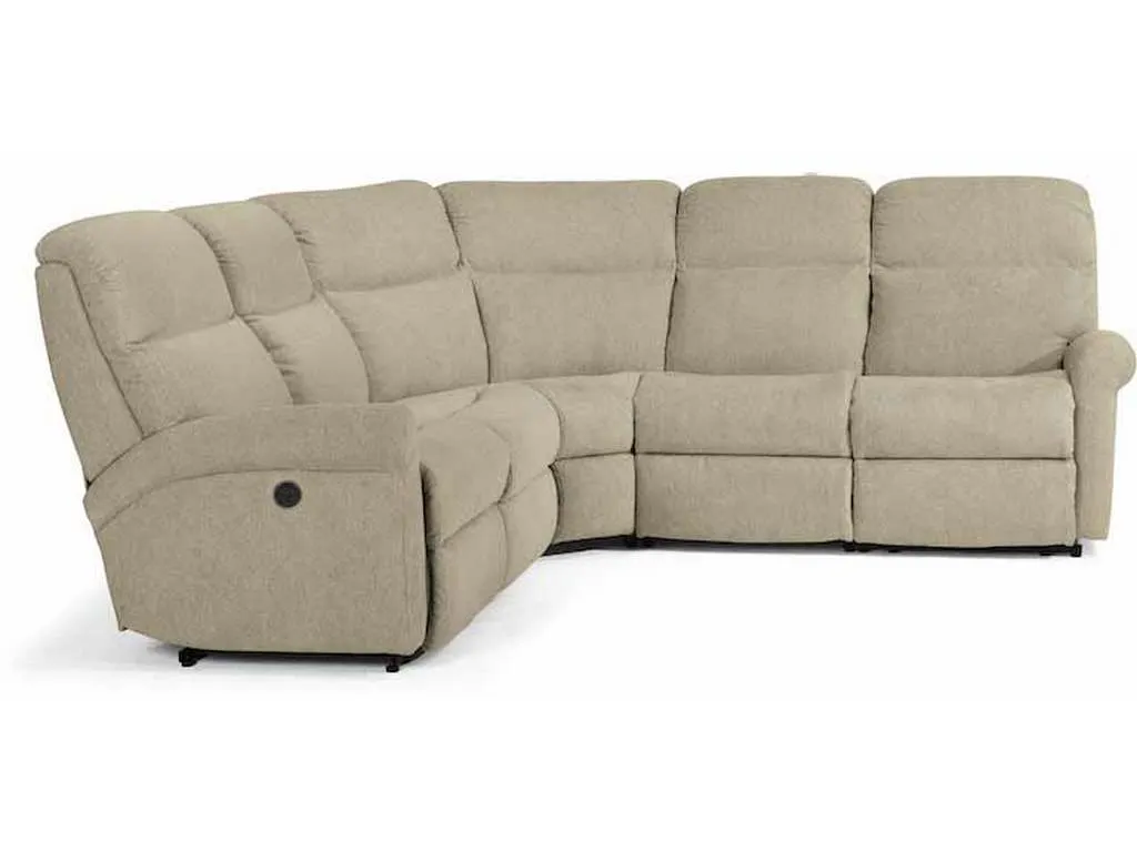Flexsteel 2902-SECTP  Davis Power Reclining Sectional