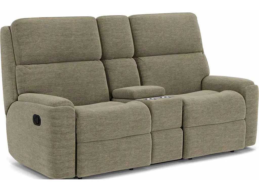 Flexsteel 2904-601 Rio Reclining Loveseat with Console Flexsteel 2904-601 Rio Reclining Loveseat with Console