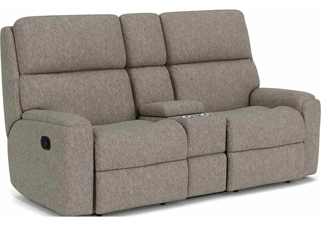 Flexsteel 2904-601 Rio Reclining Loveseat with Console Flexsteel 2904-601 Rio Reclining Loveseat with Console