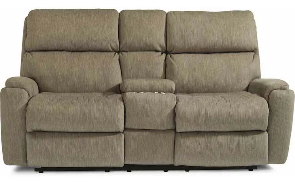 Flexsteel 2904-601H Rio Power Reclining Loveseat with Console and Power Headrests Flexsteel 2904-601H Rio Power Reclining Loveseat with Console and Power Headrests
