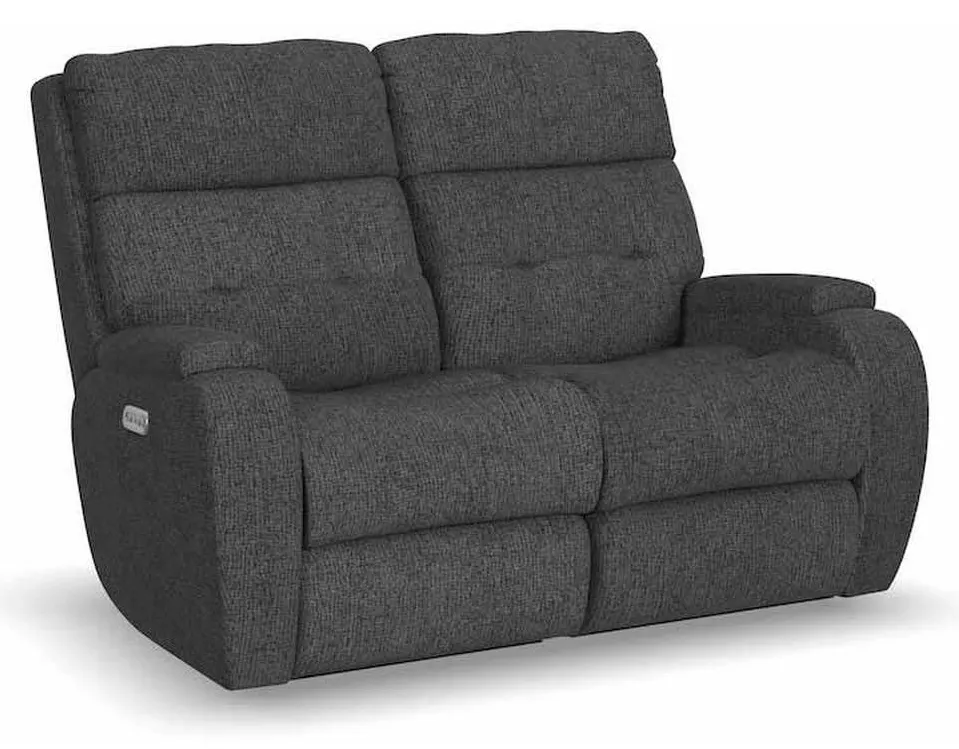 Flexsteel 2906-60H Strait Power Reclining Loveseat with Power Headrests Flexsteel 2906-60H Strait Power Reclining Loveseat with Power Headrests