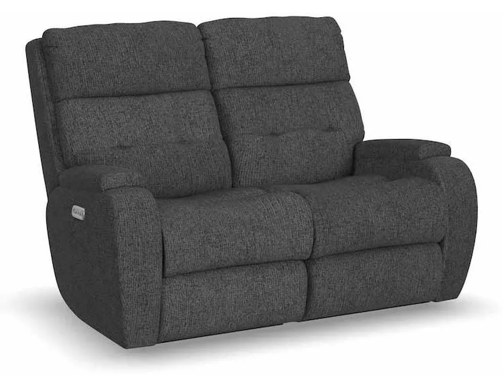 Flexsteel 2906-60H Strait Power Reclining Loveseat with Power Headrests Flexsteel 2906-60H Strait Power Reclining Loveseat with Power Headrests