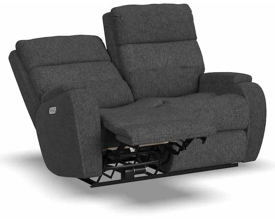 Flexsteel 2906-60H Strait Power Reclining Loveseat with Power Headrests Flexsteel 2906-60H Strait Power Reclining Loveseat with Power Headrests