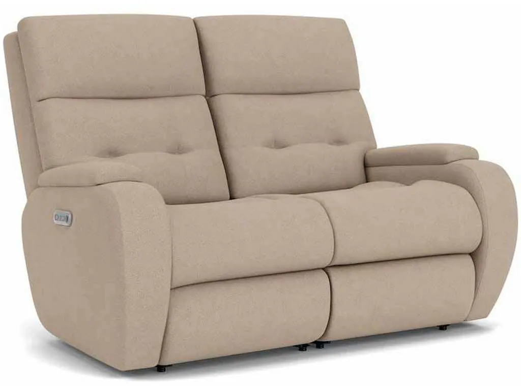 Flexsteel 2906-60H Strait Power Reclining Loveseat with Power Headrests Flexsteel 2906-60H Strait Power Reclining Loveseat with Power Headrests