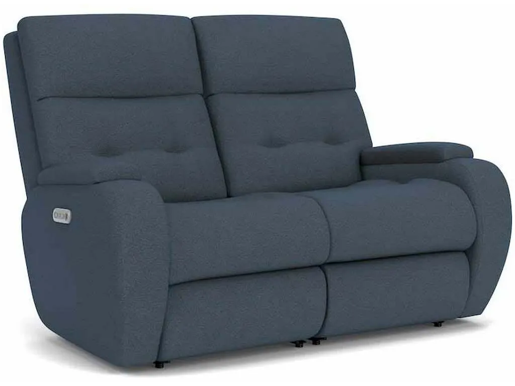 Flexsteel 2906-60H Strait Power Reclining Loveseat with Power Headrests Flexsteel 2906-60H Strait Power Reclining Loveseat with Power Headrests