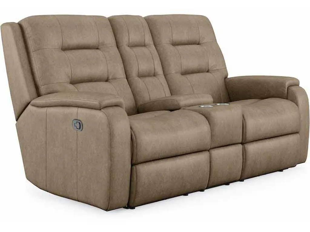 Flexsteel 3810-601  Arlo Reclining Loveseat with Console