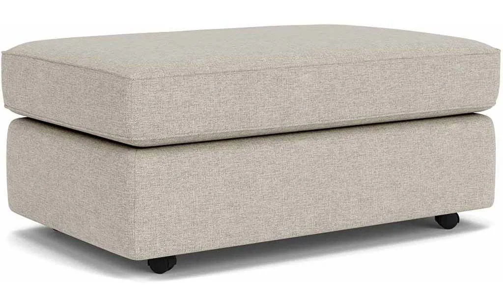 Flexsteel 7305-09 Vail Cocktail Ottoman with Casters Flexsteel 7305-09 Vail Cocktail Ottoman with Casters