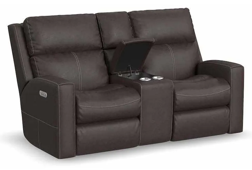 Flexsteel B3805-601L Score Power Reclining Loveseat with Console and Power Headrests and Lumbar Flexsteel B3805-601L Score Power Reclining Loveseat with Console and Power Headrests and Lumbar