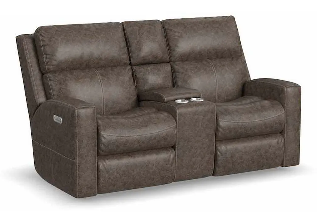 Flexsteel B3805-601L Score Power Reclining Loveseat with Console and Power Headrests and Lumbar Flexsteel B3805-601L Score Power Reclining Loveseat with Console and Power Headrests and Lumbar
