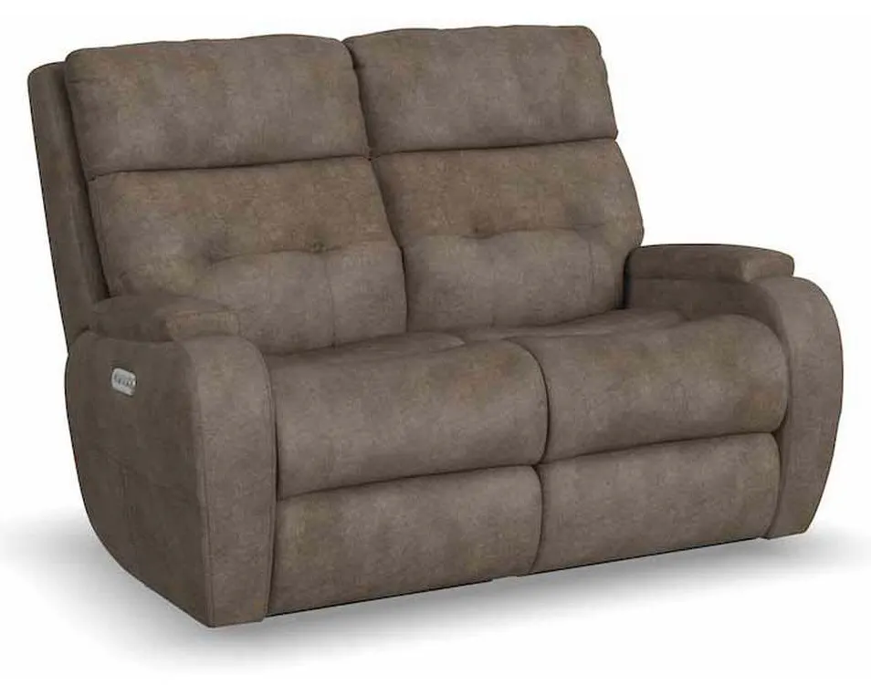 Flexsteel B3906-60H Strait Power Reclining Loveseat with Power Headrests Flexsteel B3906-60H Strait Power Reclining Loveseat with Power Headrests