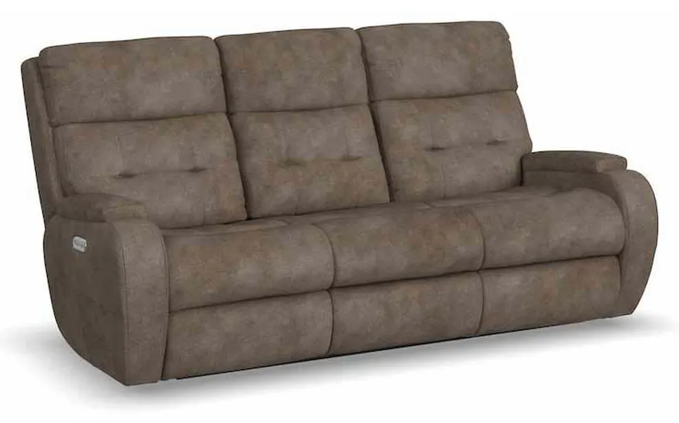 Flexsteel B3906-62H Strait Power Reclining Sofa with Power Headrests Flexsteel B3906-62H Strait Power Reclining Sofa with Power Headrests