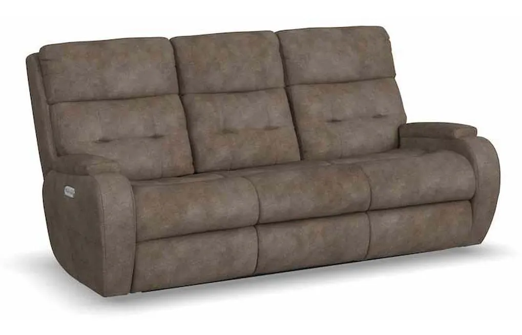 Flexsteel B3906-62H Strait Power Reclining Sofa with Power Headrests Flexsteel B3906-62H Strait Power Reclining Sofa with Power Headrests