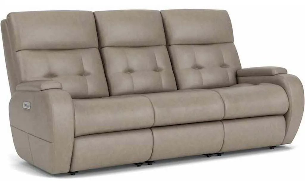 Flexsteel B3906-62H Strait Power Reclining Sofa with Power Headrests Flexsteel B3906-62H Strait Power Reclining Sofa with Power Headrests