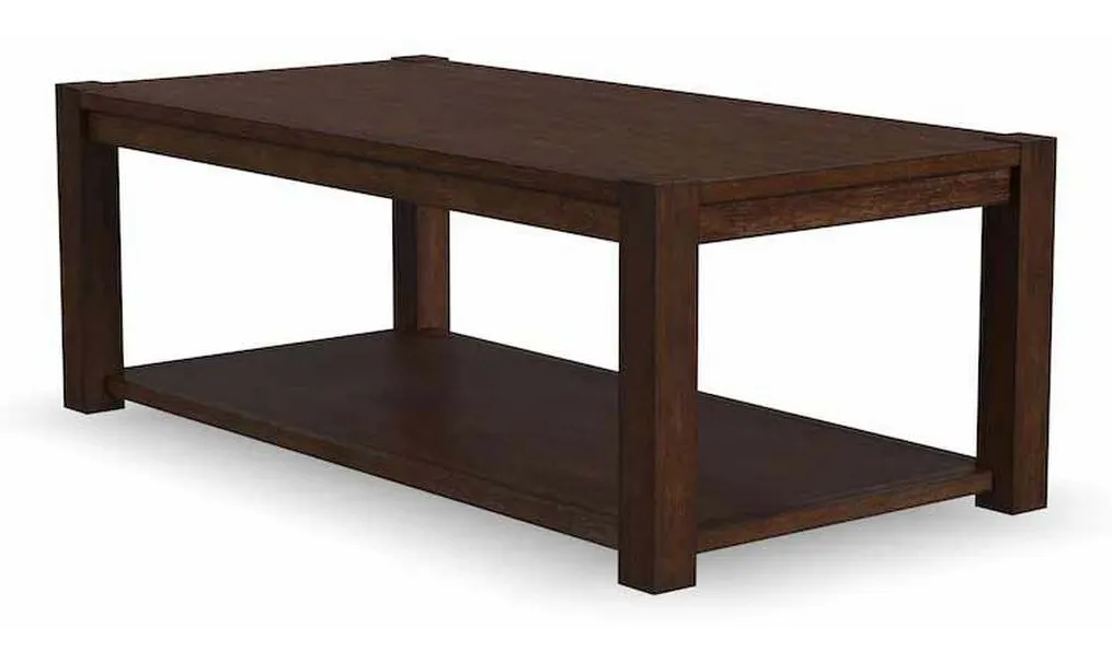 Flexsteel W1002-0311 Boulder Rectangular Coffee Table with Casters Flexsteel W1002-0311 Boulder Rectangular Coffee Table with Casters