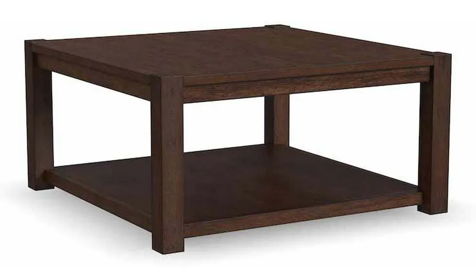 Flexsteel W1002-0321 Boulder Square Coffee Table with Casters Flexsteel W1002-0321 Boulder Square Coffee Table with Casters