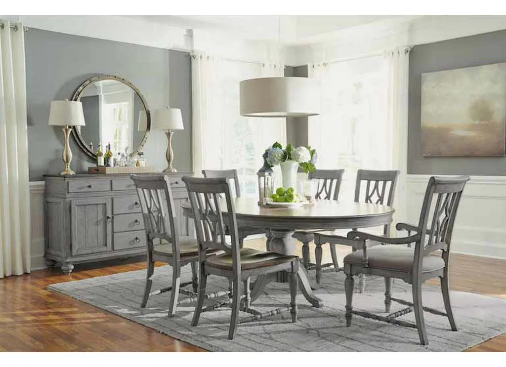 Flexsteel W1147-834 Plymouth Round Pedestal Dining Table Flexsteel W1147-834 Plymouth Round Pedestal Dining Table